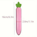 Multiple Lengths Colors Fruit Vegetable Crystal Clear Glass Anal Plug Dildo