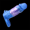 Multiple Lengths Fantasy Silicone Soft Penis Sleeve With Anti-drop Ring