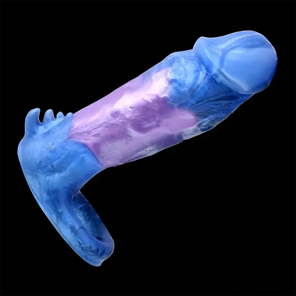 Multiple Lengths Fantasy Silicone Soft Penis Sleeve With Anti-drop Ring