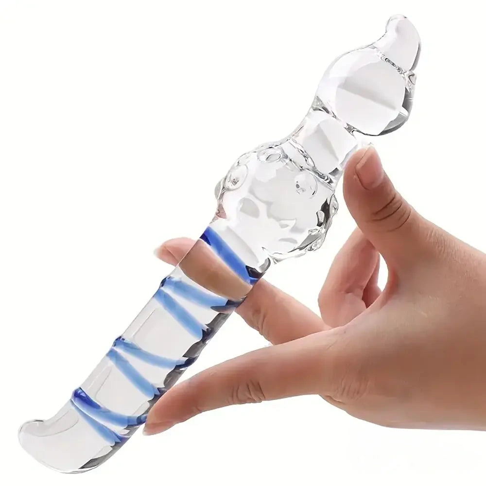 Multiple Options Glass Crystal Dildo For Women Men Couple G-spot Vagina