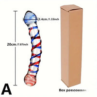 Multiple Options Glass Crystal Dildo For Women Men Couple G-spot Vagina