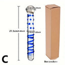 Multiple Options Glass Crystal Dildo For Women Men Couple G-spot Vagina