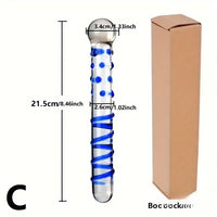 Multiple Options Glass Crystal Dildo For Women Men Couple G-spot Vagina
