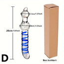 Multiple Options Glass Crystal Dildo For Women Men Couple G-spot Vagina