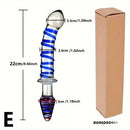Multiple Options Glass Crystal Dildo For Women Men Couple G-spot Vagina