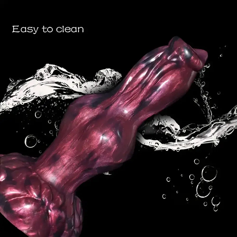 Multiple Options Liquid Silicone Big Soft Dog Knot Horse Animal Dildo