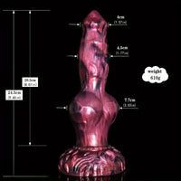 Multiple Options Liquid Silicone Big Soft Dog Knot Horse Animal Dildo