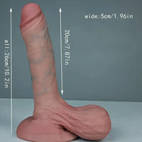Multiple Realistic Lifelike Penis Toy Soft Silicone Real Feeling Dildo