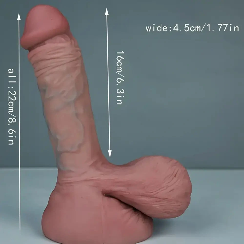 Multiple Realistic Lifelike Penis Toy Soft Silicone Real Feeling Dildo