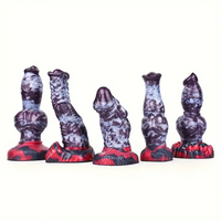 Multiple Silicone Monster Horse Big Animal Knot Dog Octopus Thick Dildo