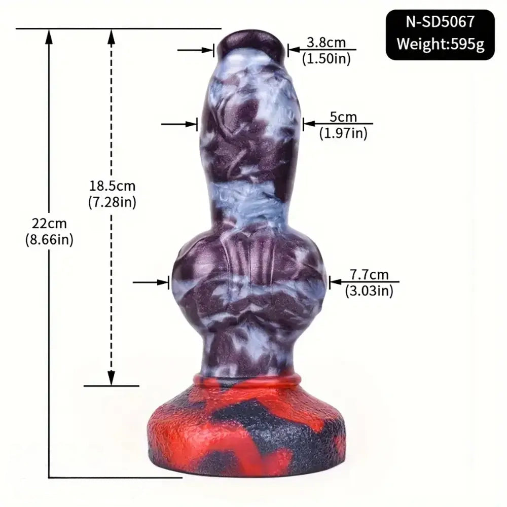 Multiple Silicone Monster Horse Big Animal Knot Dog Octopus Thick Dildo