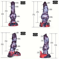 Multiple Silicone Monster Horse Big Animal Knot Dog Octopus Thick Dildo