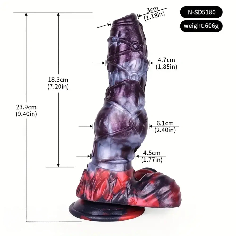 Multiple Silicone Monster Horse Big Animal Knot Dog Octopus Thick Dildo