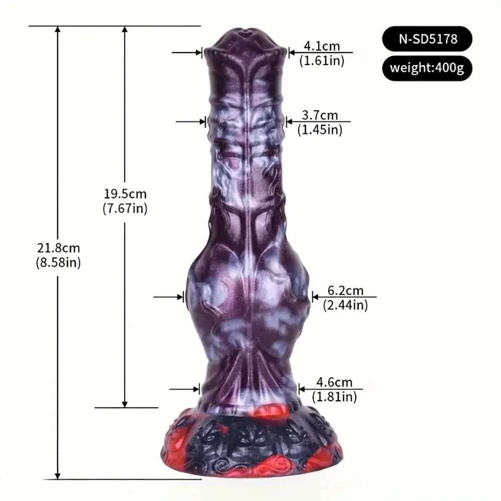 Multiple Silicone Monster Horse Big Animal Knot Dog Octopus Thick Dildo