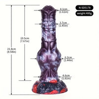 Multiple Silicone Monster Horse Big Animal Knot Dog Octopus Thick Dildo