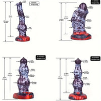Multiple Silicone Monster Horse Big Animal Knot Dog Octopus Thick Dildo