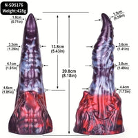 Multiple Silicone Monster Horse Big Animal Knot Dog Octopus Thick Dildo