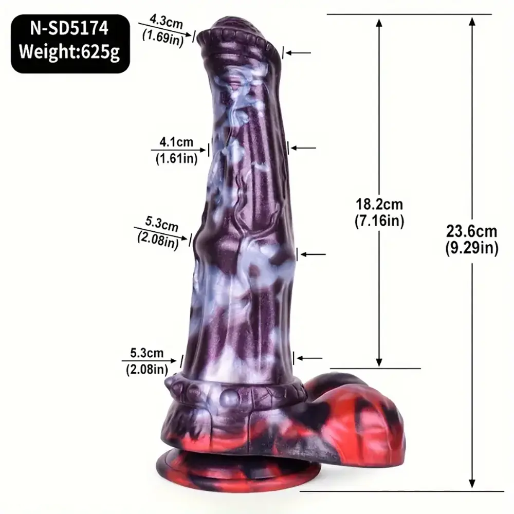 Multiple Silicone Monster Horse Big Animal Knot Dog Octopus Thick Dildo