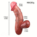Multiple Sizes Realistic Soft Silicone Real Feeling Dildo For Anal Sex Love