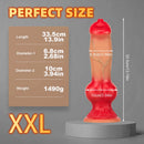 New Arrival Dog Animal Makeup Dildo Silicone Lifelike Adult Toy