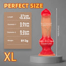 New Arrival Dog Animal Makeup Dildo Silicone Lifelike Adult Toy