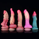 New Style 3D Printed Dildo Odd Weird Realistic Silicone Sex Toy
