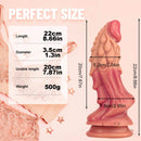 New Style 3D Printed Dildo Odd Weird Realistic Silicone Sex Toy