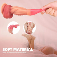 New Style 3D Printed Dildo Odd Weird Realistic Silicone Sex Toy