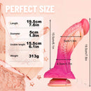 New Style 3D Printed Dildo Odd Weird Realistic Silicone Sex Toy