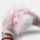 Furry Masturbator Nivplux White Wool Dual Entry