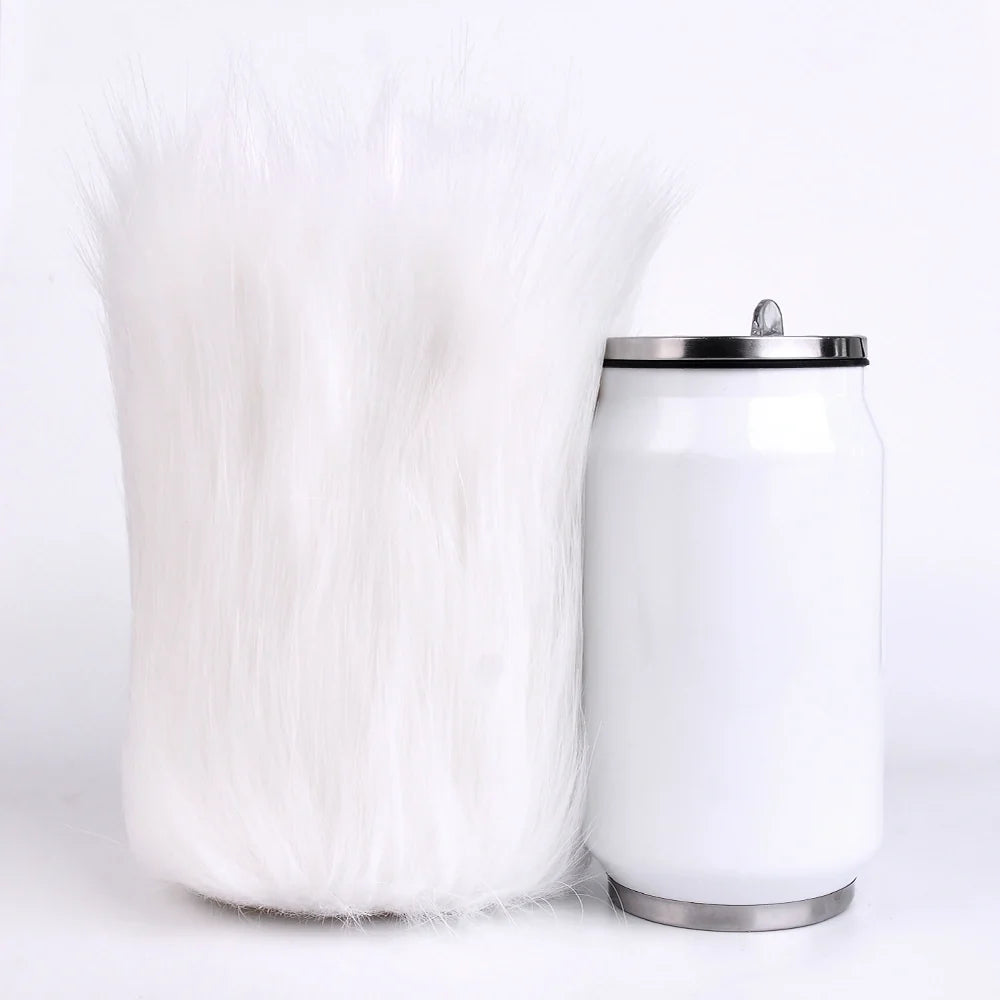 Furry Masturbator Nivplux White Wool Dual Entry