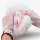 Furry Masturbator Nivplux White Wool Dual Entry