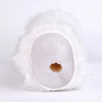 Furry Masturbator Nivplux White Wool Dual Entry