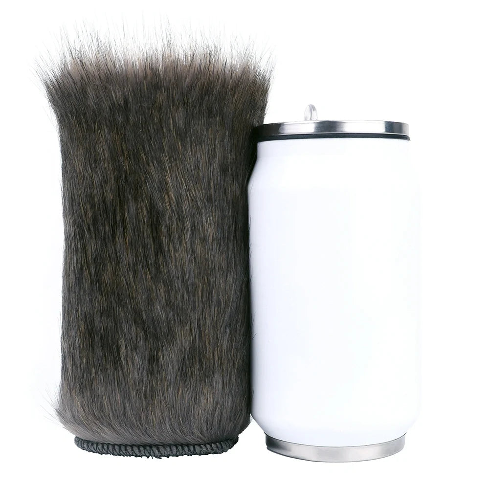 Furry Masturbator Noirplux Dark Brown Ribbed Dual Entry