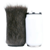 Furry Masturbator Noirplux Dark Brown Ribbed Dual Entry