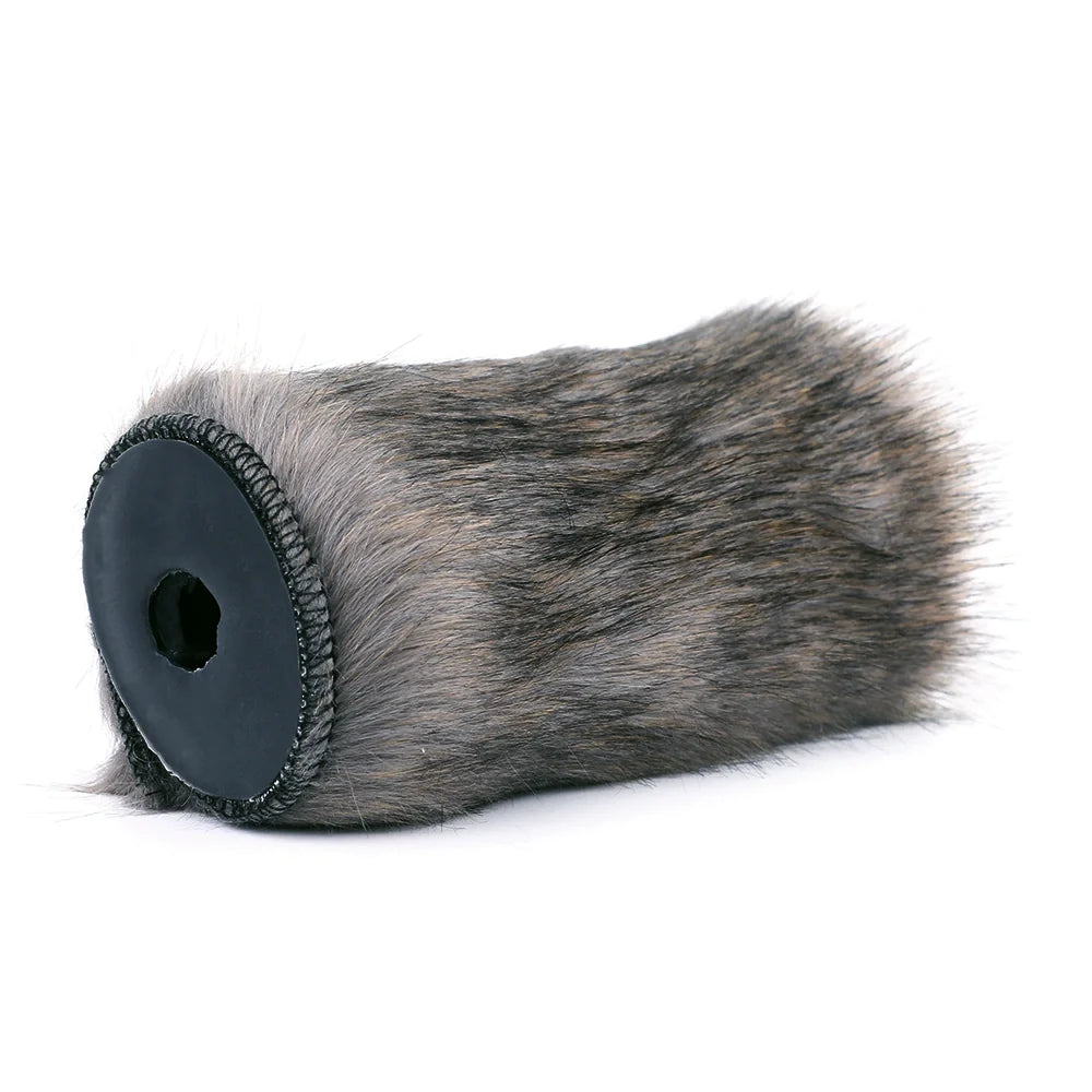 Furry Masturbator Noirplux Dark Brown Ribbed Dual Entry