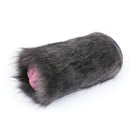 Furry Masturbator Noirplux Dark Brown Ribbed Dual Entry