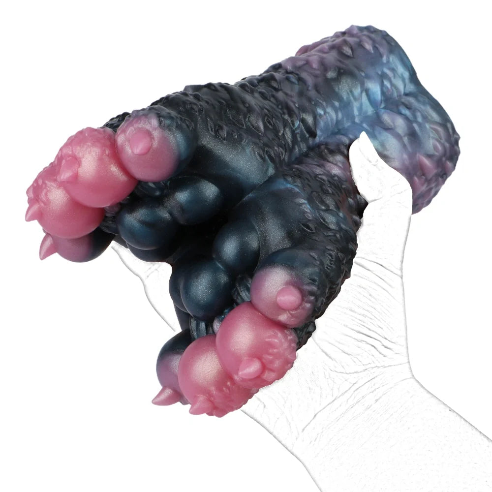 Canine Paw Masturbator Nyxvour Midnight Black Scale