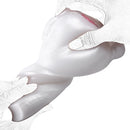 Butt Masturbator Opalyx Dual Channel Pearl White