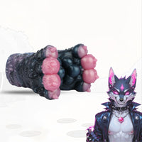 Canine Paw Masturbator Nyxvour Midnight Black Scale