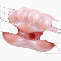 Cat Paw Masturbator Pellvex Pale Pink Flesh Nacre