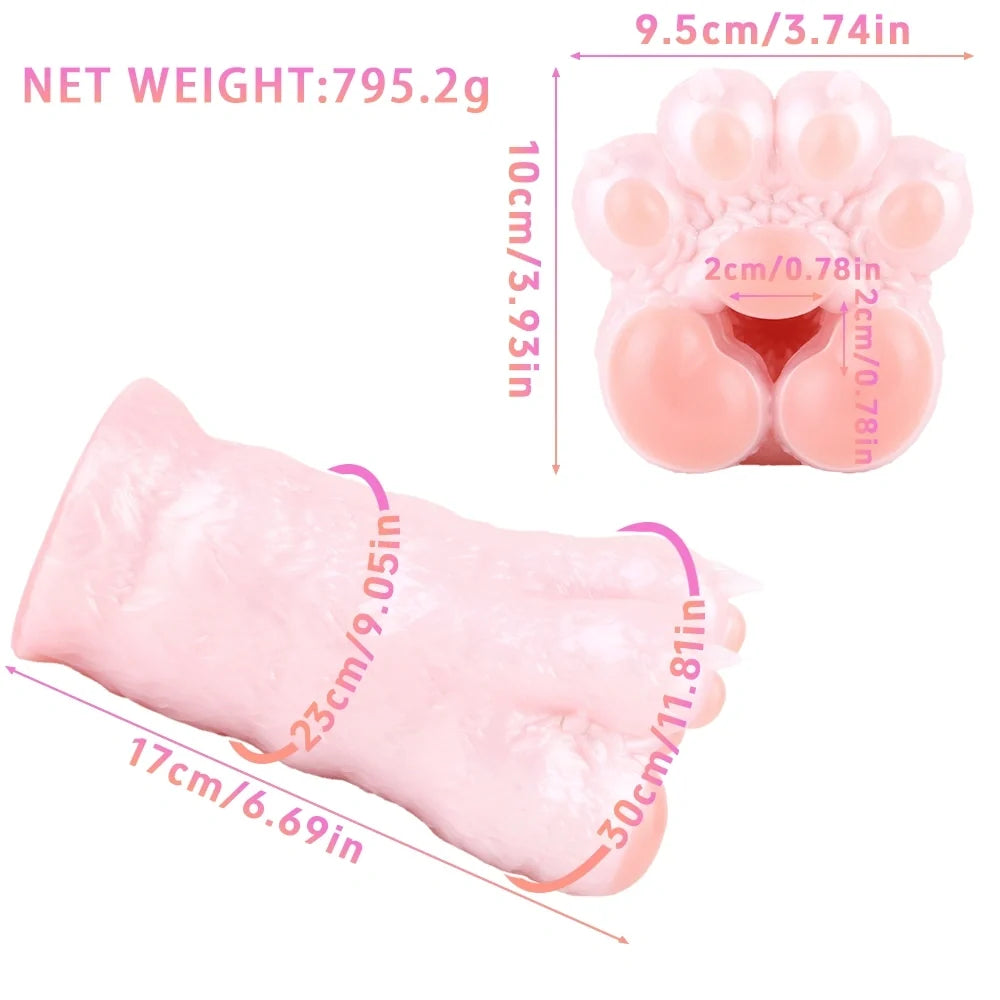 Cat Paw Masturbator Pellvex Pale Pink Flesh Nacre