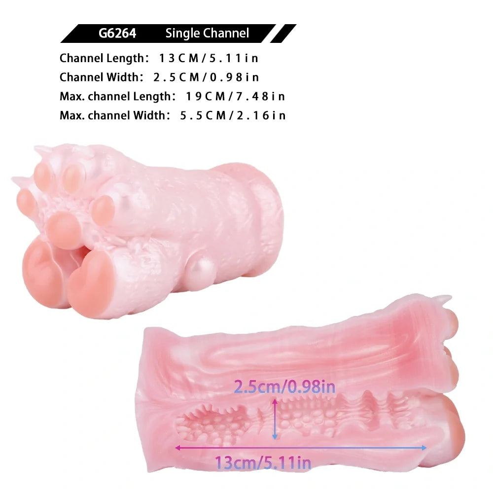Cat Paw Masturbator Pellvex Pale Pink Flesh Nacre