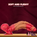11.22in 12.99in 14.57in SML Liquid Silicone Fantasy Big Soft Cock Dildo