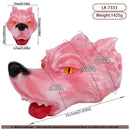 Animal Head Masturbator Skolvar Rose Wolf Pink Howling Oral