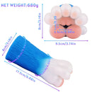Bear Paw Masturbator Polarvex Electric Blue White Fur