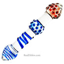 Premium Double Ended Crystal 7.67″ Glass Dildo With Emboss