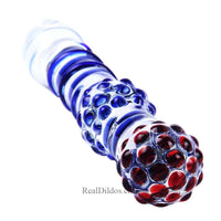 Premium Double Ended Crystal 7.67″ Glass Dildo With Emboss