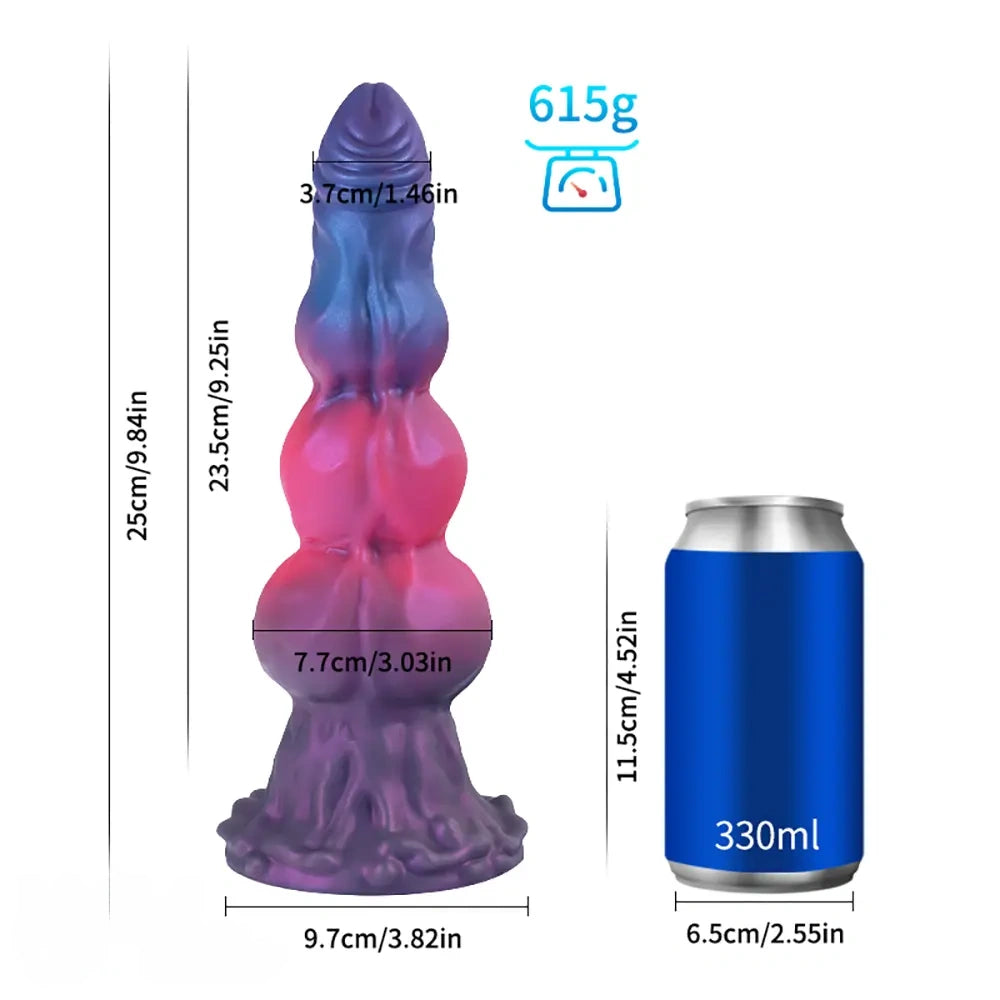 Premium Silicone Soft Anal Plug Octopus Tentacle Dildo Fantasy Cock Sex Toy