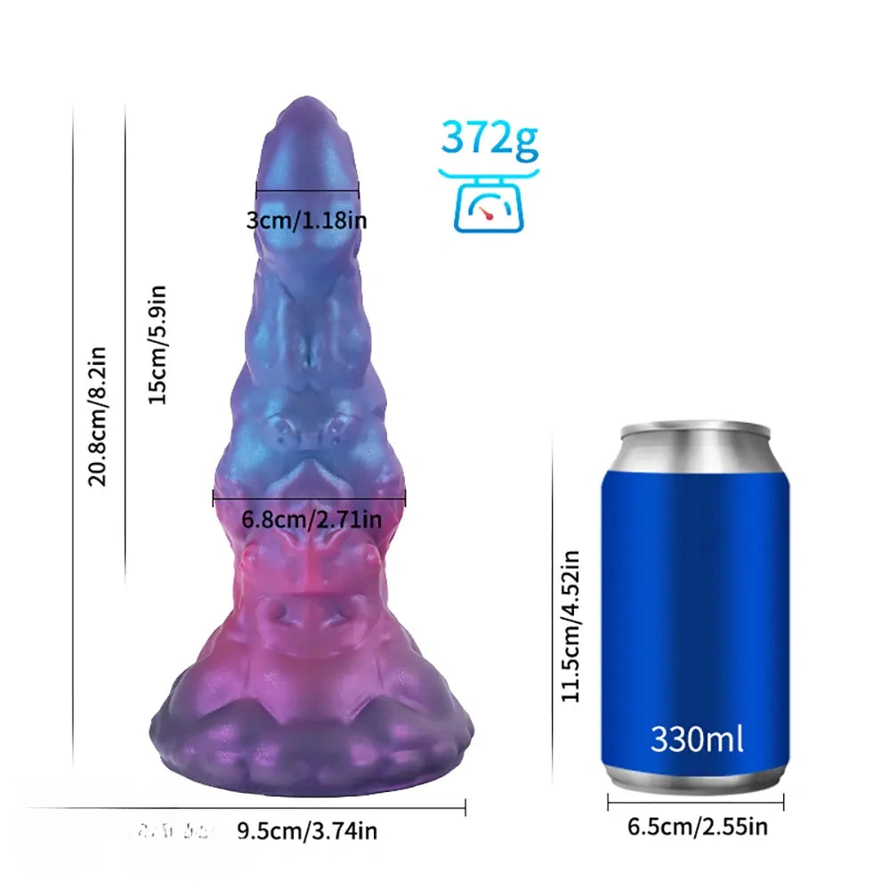 Premium Silicone Soft Anal Plug Octopus Tentacle Dildo Fantasy Cock Sex Toy